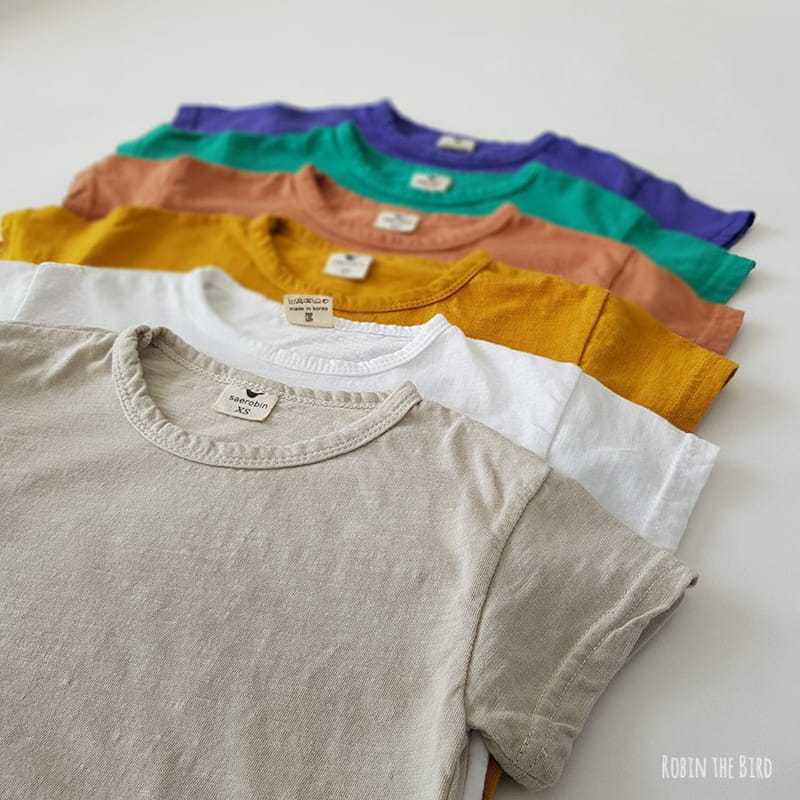 SAEROBIN - Korean Children Fashion - #Kfashion4kids - Short Sleeves Slub Tee - 12