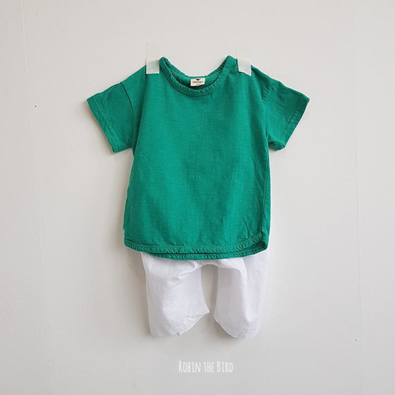 SAEROBIN - Korean Children Fashion - #Kfashion4kids - Short Sleeves Slub Tee - 8