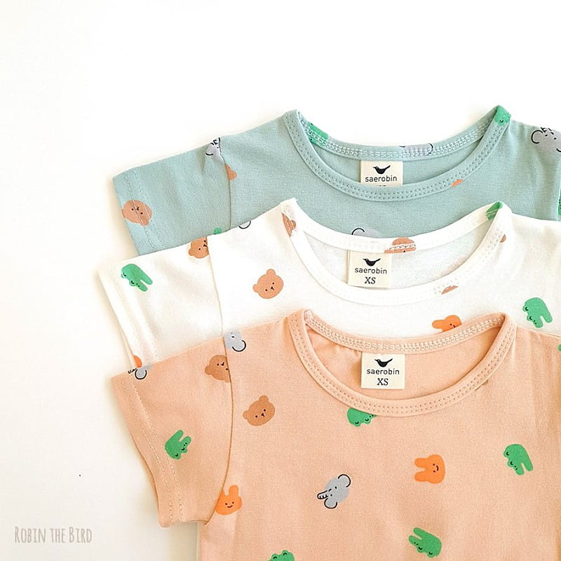SAEROBIN - Korean Children Fashion - #Kfashion4kids - Friends Short Sleeves Easywear - 2