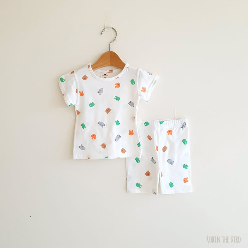 SAEROBIN - Korean Children Fashion - #Kfashion4kids - Friends Short Sleeves Easywear - 3