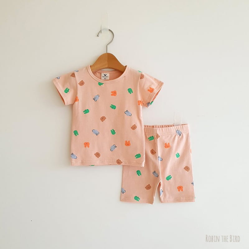 SAEROBIN - Korean Children Fashion - #Kfashion4kids - Friends Short Sleeves Easywear - 4