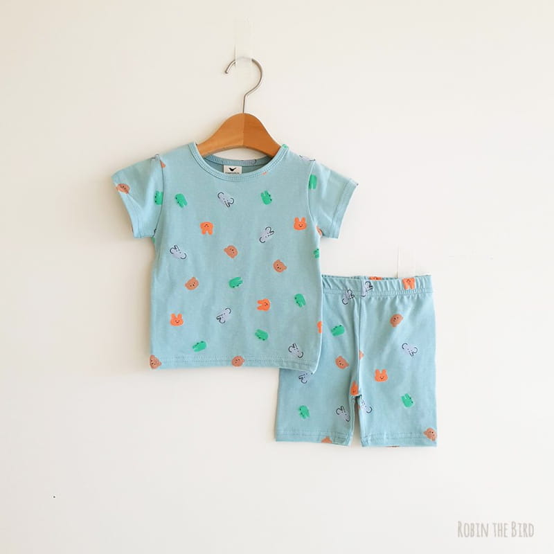 SAEROBIN - Korean Children Fashion - #Kfashion4kids - Friends Short Sleeves Easywear - 5