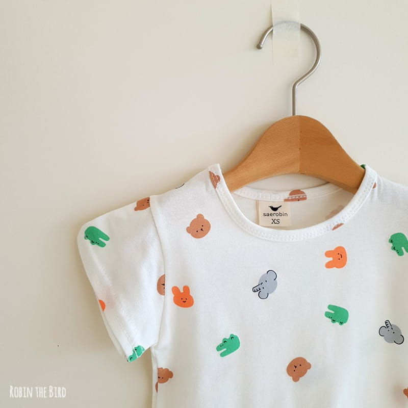 SAEROBIN - Korean Children Fashion - #Kfashion4kids - Friends Short Sleeves Easywear - 6