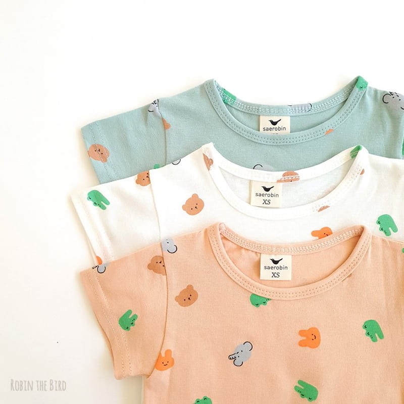 SAEROBIN - Korean Children Fashion - #Kfashion4kids - Friends Short Sleeves Easywear - 8