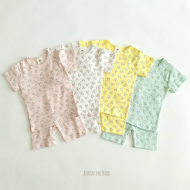SAEROBIN - Korean Children Fashion - #Kfashion4kids - Rabbit Short Sleeves Easywear - 3