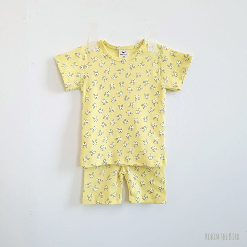 SAEROBIN - Korean Children Fashion - #Kfashion4kids - Rabbit Short Sleeves Easywear - 6