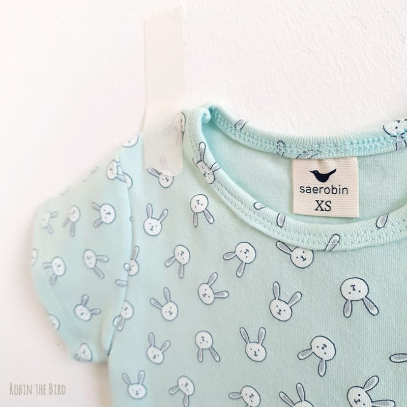 SAEROBIN - Korean Children Fashion - #Kfashion4kids - Rabbit Short Sleeves Easywear - 8