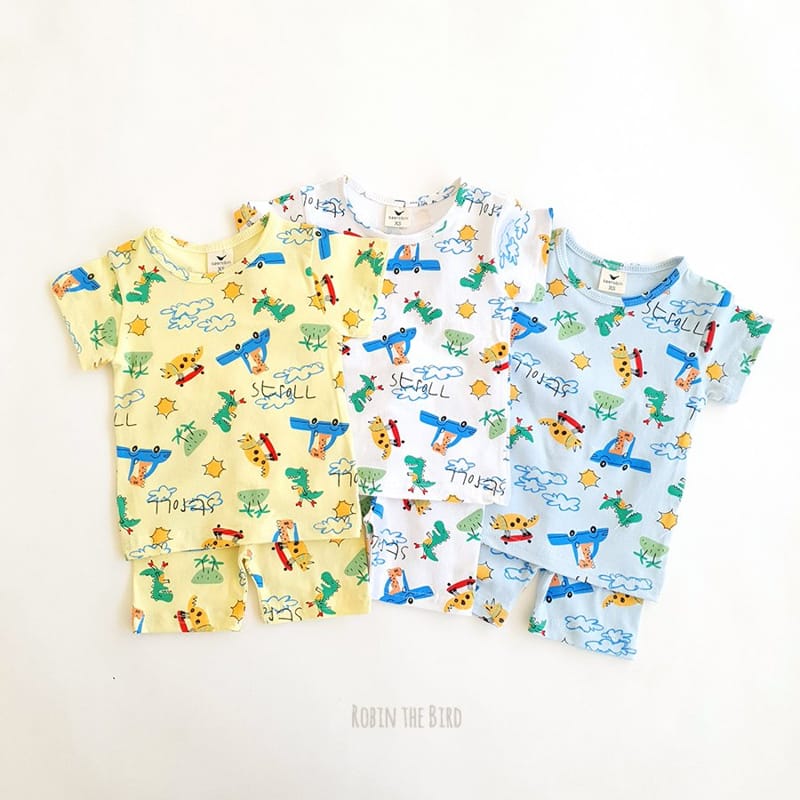 SAEROBIN - Korean Children Fashion - #Kfashion4kids - Jurassic Short Sleeves Easywear - 3