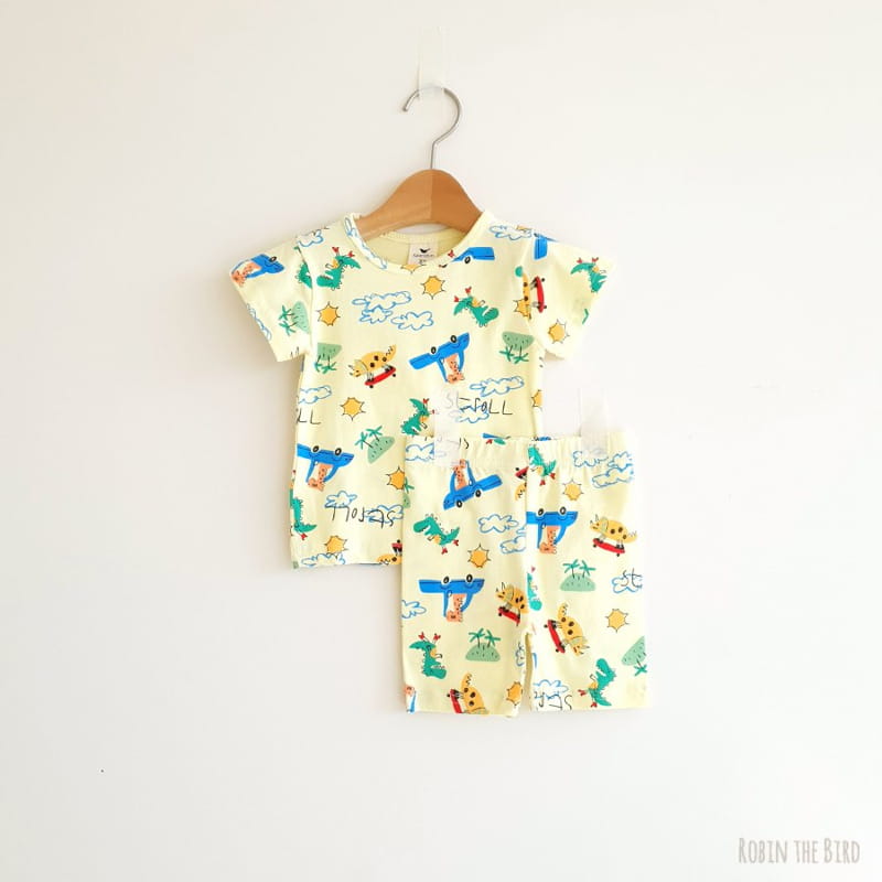 SAEROBIN - Korean Children Fashion - #Kfashion4kids - Jurassic Short Sleeves Easywear - 5