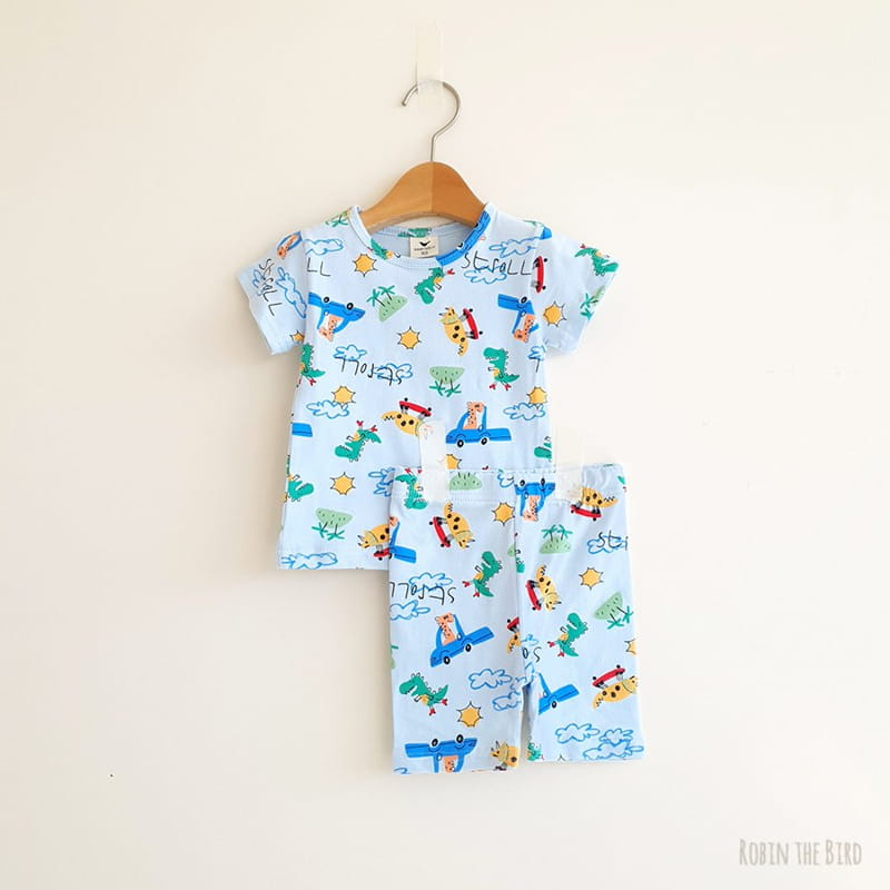 SAEROBIN - Korean Children Fashion - #Kfashion4kids - Jurassic Short Sleeves Easywear - 6