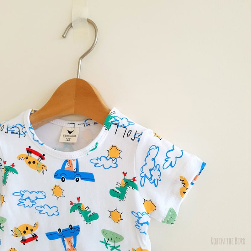 SAEROBIN - Korean Children Fashion - #Kfashion4kids - Jurassic Short Sleeves Easywear - 7