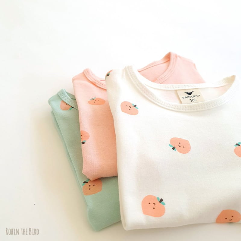 SAEROBIN - Korean Children Fashion - #Kfashion4kids - Peach Short Sleeves Easywear - 3