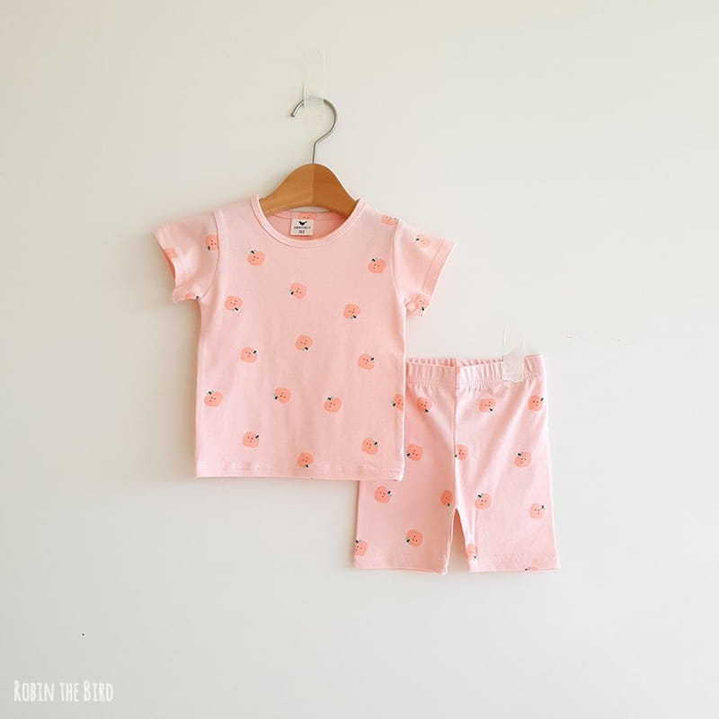 SAEROBIN - Korean Children Fashion - #Kfashion4kids - Peach Short Sleeves Easywear - 5