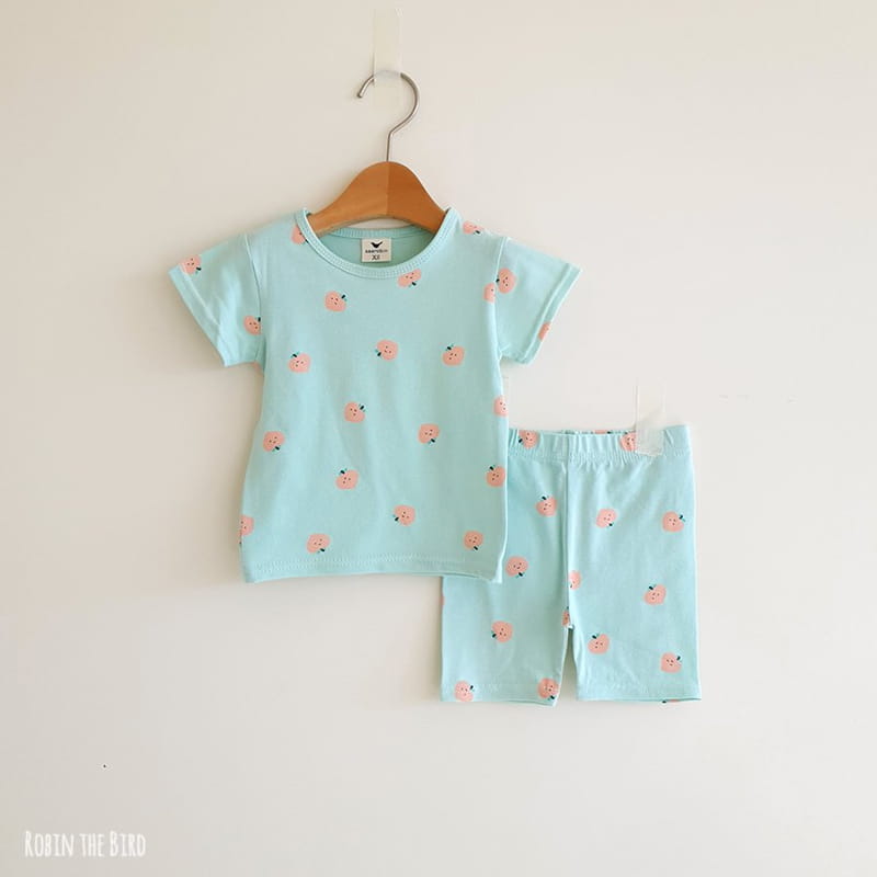 SAEROBIN - Korean Children Fashion - #Kfashion4kids - Peach Short Sleeves Easywear - 6