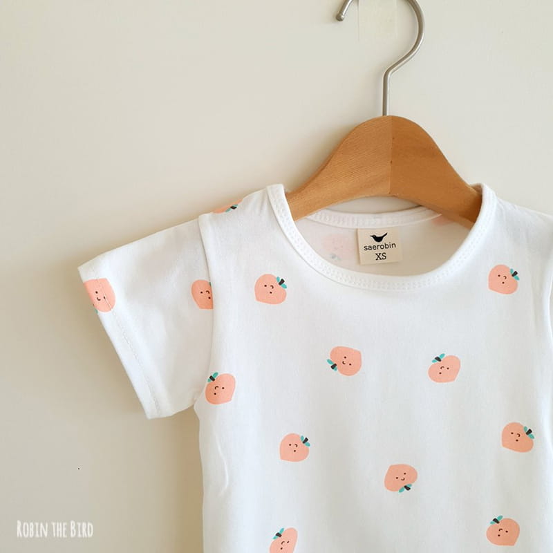 SAEROBIN - Korean Children Fashion - #Kfashion4kids - Peach Short Sleeves Easywear - 7