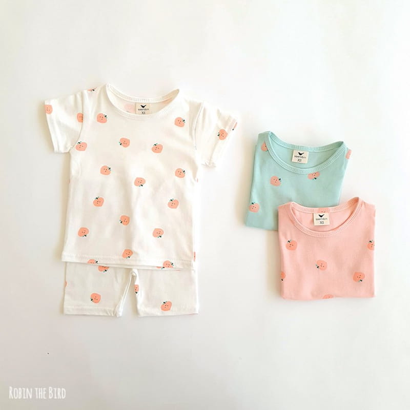 SAEROBIN - Korean Children Fashion - #Kfashion4kids - Peach Short Sleeves Easywear - 9