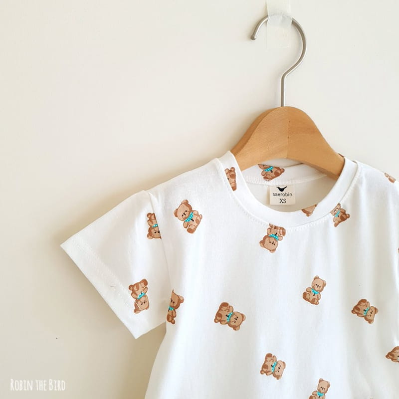 SAEROBIN - Korean Children Fashion - #Kfashion4kids - Teddy Bear Top Bottom Set - 7