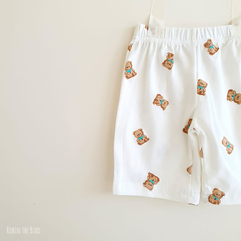 SAEROBIN - Korean Children Fashion - #Kfashion4kids - Teddy Bear Top Bottom Set - 8