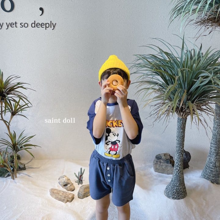 SAINT DOLL - Korean Children Fashion - #Kfashion4kids - Mickey Raglan Tee - 2
