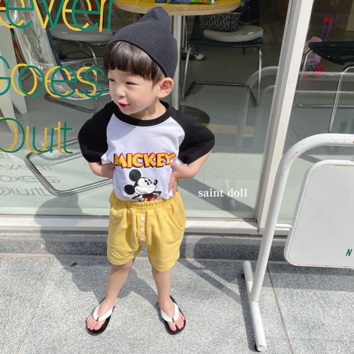 SAINT DOLL - Korean Children Fashion - #Kfashion4kids - Mickey Raglan Tee - 6