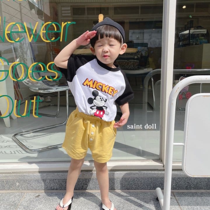 SAINT DOLL - Korean Children Fashion - #Kfashion4kids - Mickey Raglan Tee - 7