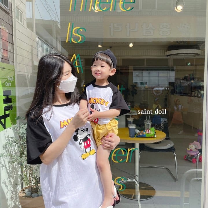 SAINT DOLL - Korean Children Fashion - #Kfashion4kids - Mickey Raglan Tee - 9