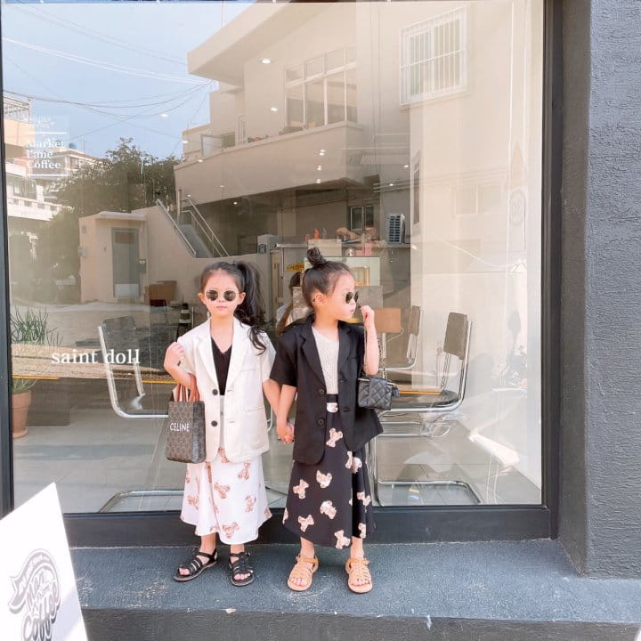 SAINT DOLL - Korean Children Fashion - #Kfashion4kids - Mom Bear Long Skirt