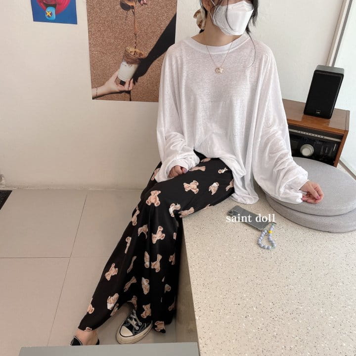 SAINT DOLL - Korean Children Fashion - #Kfashion4kids - Mom Bear Long Skirt - 2