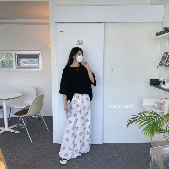 SAINT DOLL - Korean Children Fashion - #Kfashion4kids - Mom Bear Long Skirt - 5