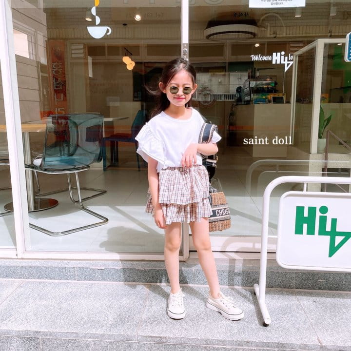 SAINT DOLL - Korean Children Fashion - #Kfashion4kids - Check Cancan Skirt - 11