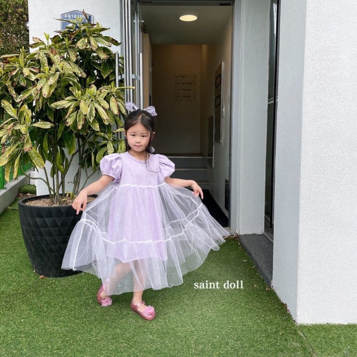 SAINT DOLL - Korean Children Fashion - #Kfashion4kids - Wedding Sha One-piece - 3