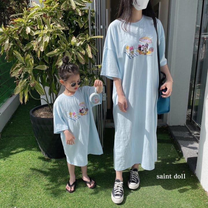 SAINT DOLL - Korean Children Fashion - #Kfashion4kids - Beach Disney One-piece - 2