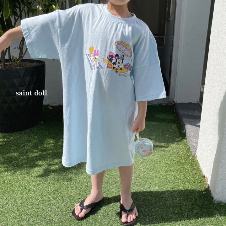 SAINT DOLL - Korean Children Fashion - #Kfashion4kids - Beach Disney One-piece - 3