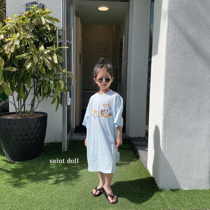 SAINT DOLL - Korean Children Fashion - #Kfashion4kids - Beach Disney One-piece - 4
