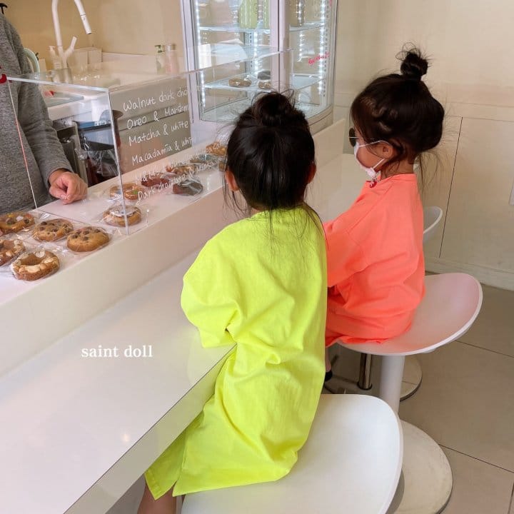 SAINT DOLL - Korean Children Fashion - #Kfashion4kids - Neon One-piece