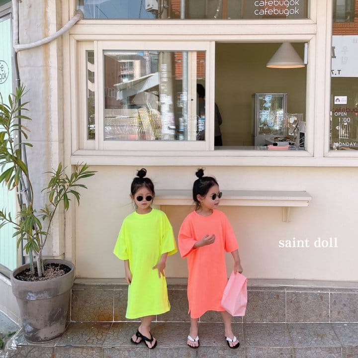 SAINT DOLL - Korean Children Fashion - #Kfashion4kids - Neon One-piece - 11