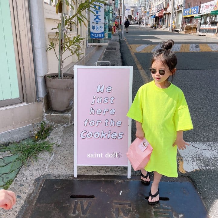 SAINT DOLL - Korean Children Fashion - #Kfashion4kids - Neon One-piece - 3