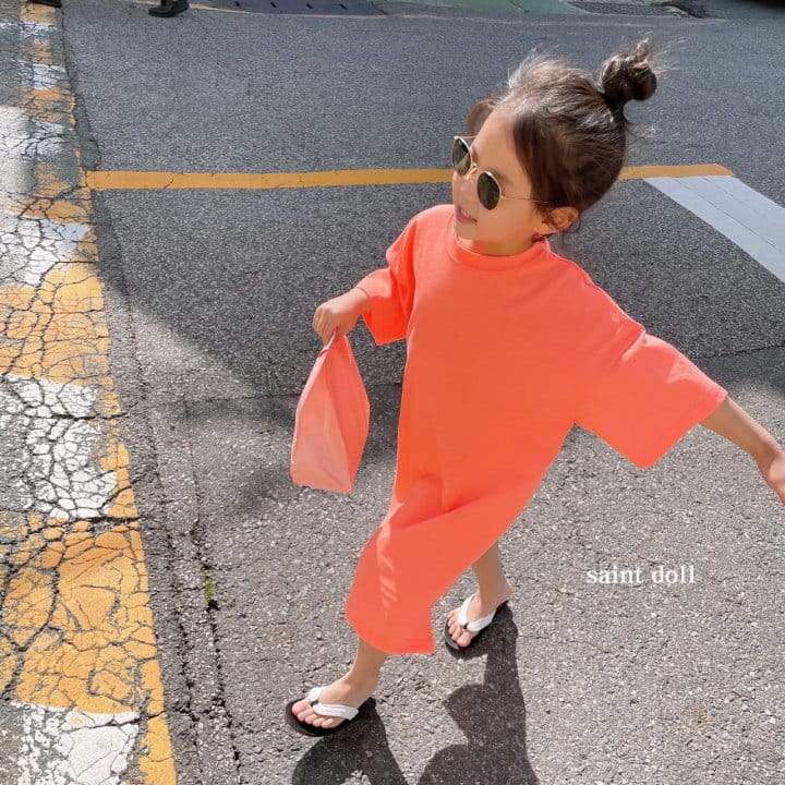 SAINT DOLL - Korean Children Fashion - #Kfashion4kids - Neon One-piece - 5