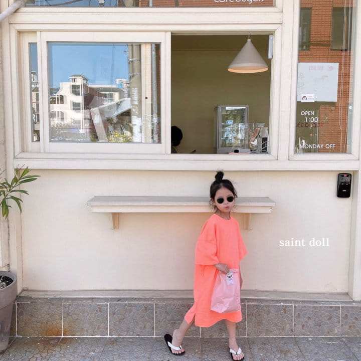 SAINT DOLL - Korean Children Fashion - #Kfashion4kids - Neon One-piece - 7