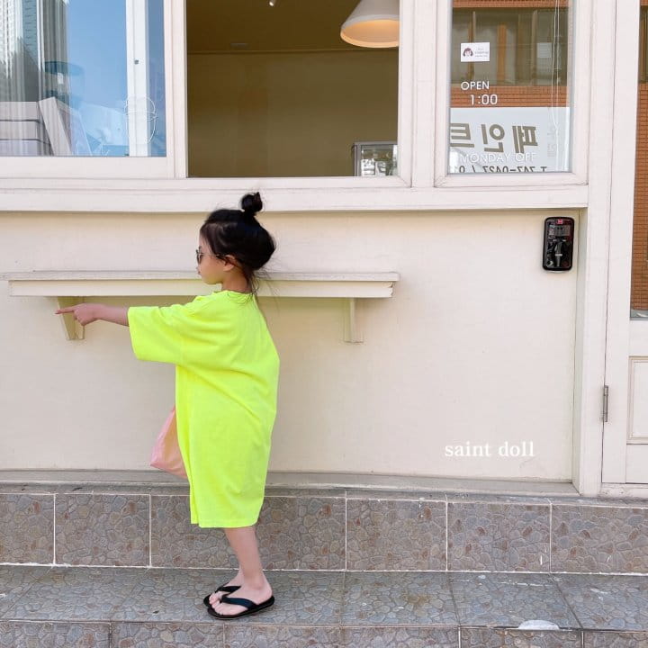 SAINT DOLL - Korean Children Fashion - #Kfashion4kids - Neon One-piece - 9