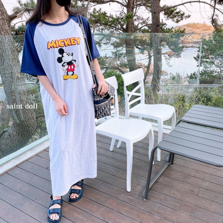 SAINT DOLL - Korean Children Fashion - #Kfashion4kids - Mickey Color One-piece - 6