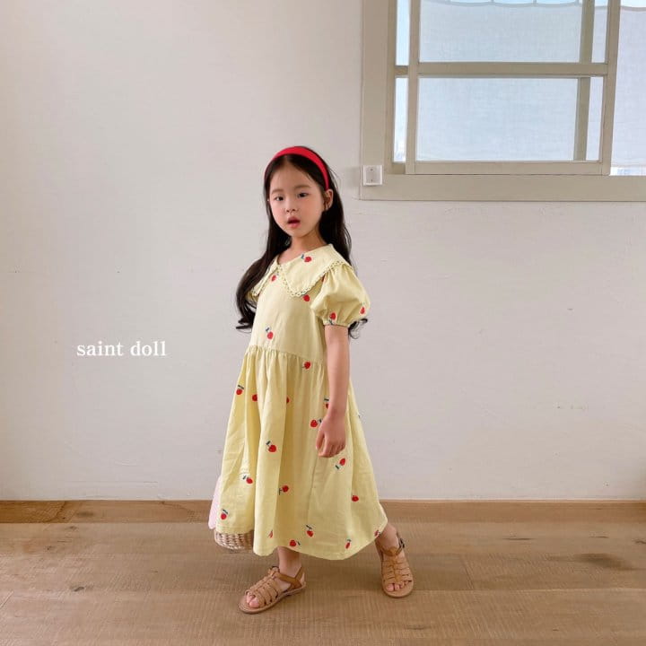 SAINT DOLL - Korean Children Fashion - #Kfashion4kids - Embroidery Collar One-piece - 10