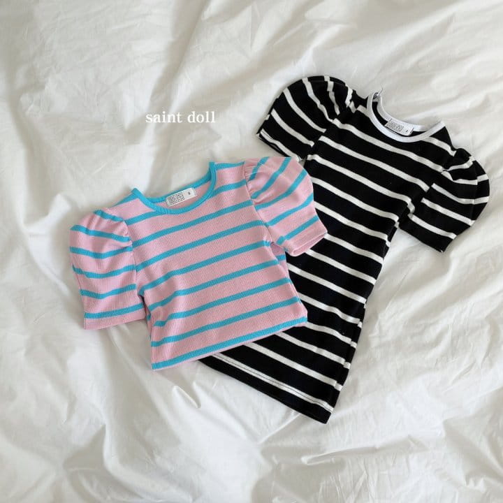SAINT DOLL - Korean Children Fashion - #Kfashion4kids - Stripes Wendy One-piece - 10