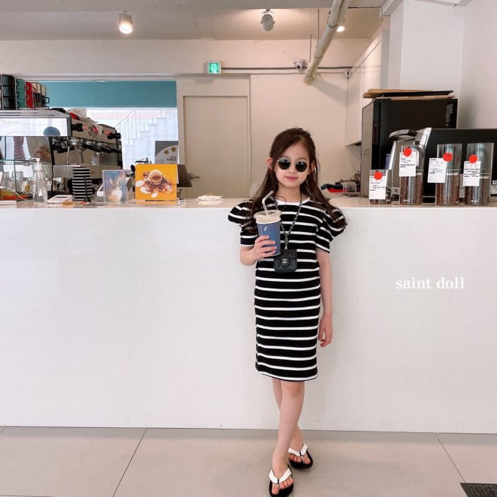 SAINT DOLL - Korean Children Fashion - #Kfashion4kids - Stripes Wendy One-piece - 11