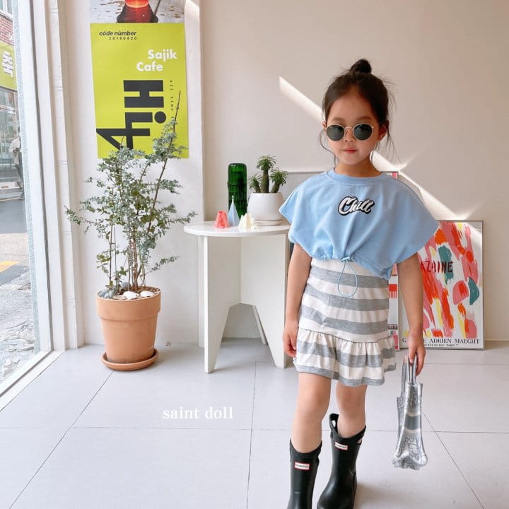 SAINT DOLL - Korean Children Fashion - #Kfashion4kids - Stripes Sleeveless One-piece - 4