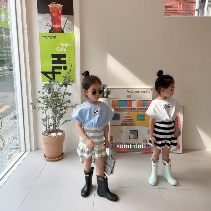 SAINT DOLL - Korean Children Fashion - #Kfashion4kids - Stripes Sleeveless One-piece - 9