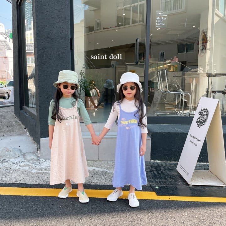 SAINT DOLL - Korean Children Fashion - #Kfashion4kids - Together Sleeveless One-piece - 2