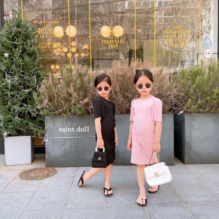 SAINT DOLL - Korean Children Fashion - #Kfashion4kids - Pleats One-piece - 10