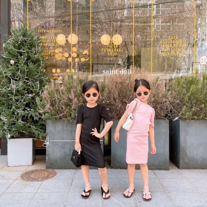 SAINT DOLL - Korean Children Fashion - #Kfashion4kids - Pleats One-piece - 11