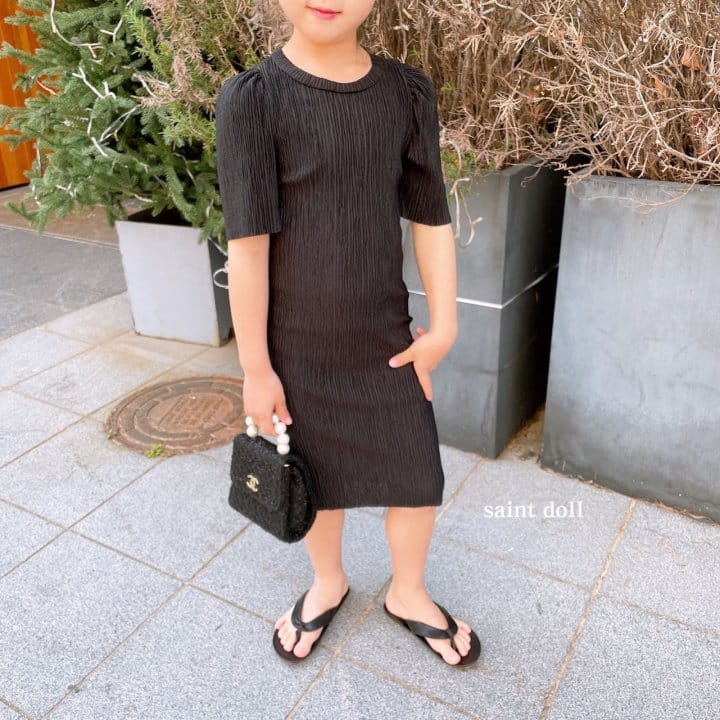 SAINT DOLL - Korean Children Fashion - #Kfashion4kids - Pleats One-piece - 4
